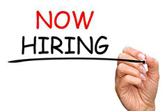 Now Hiring - Unemployment Rates Low